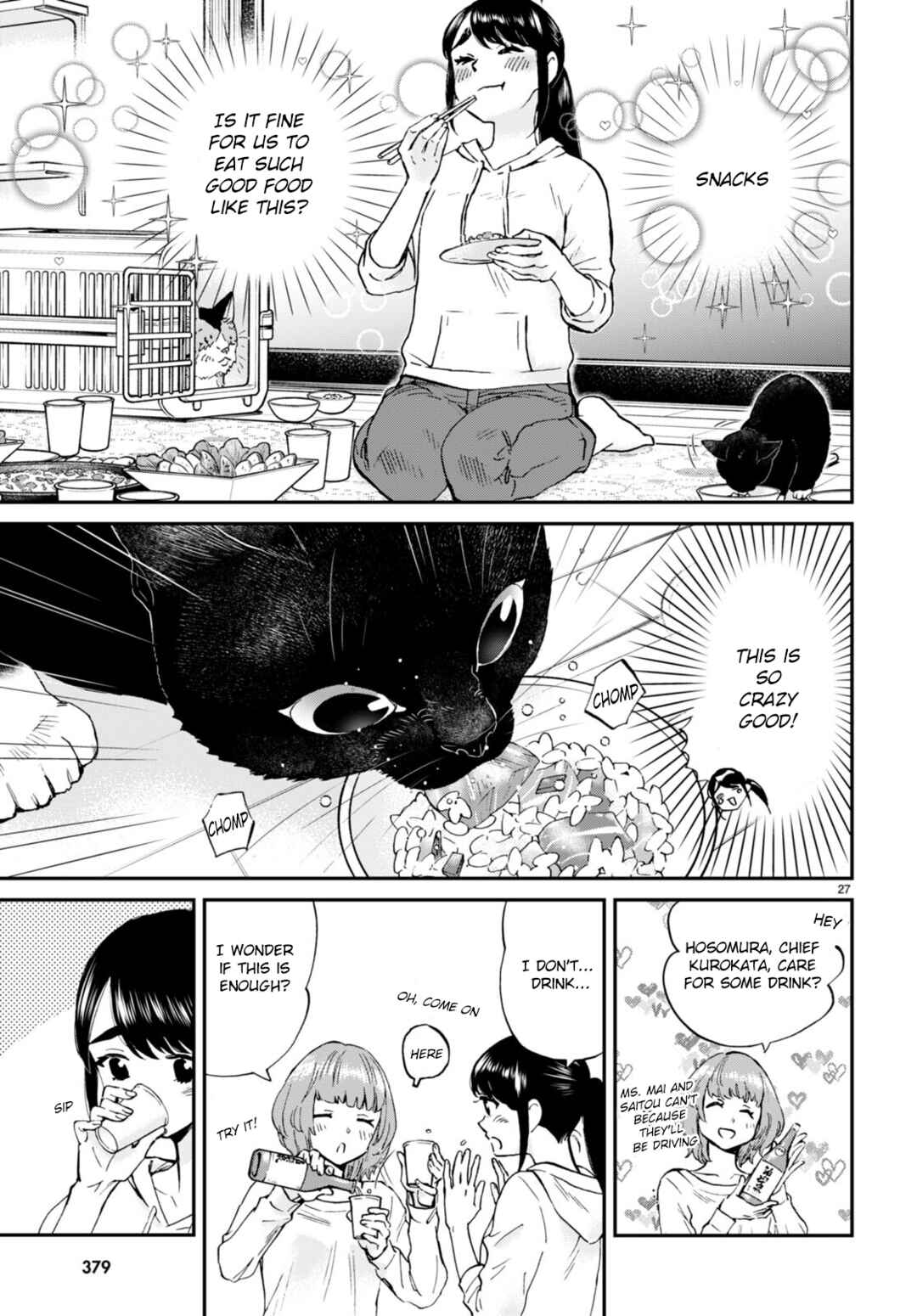 Page 27 Chapter 13 Hosomura-san and the Cats Snack