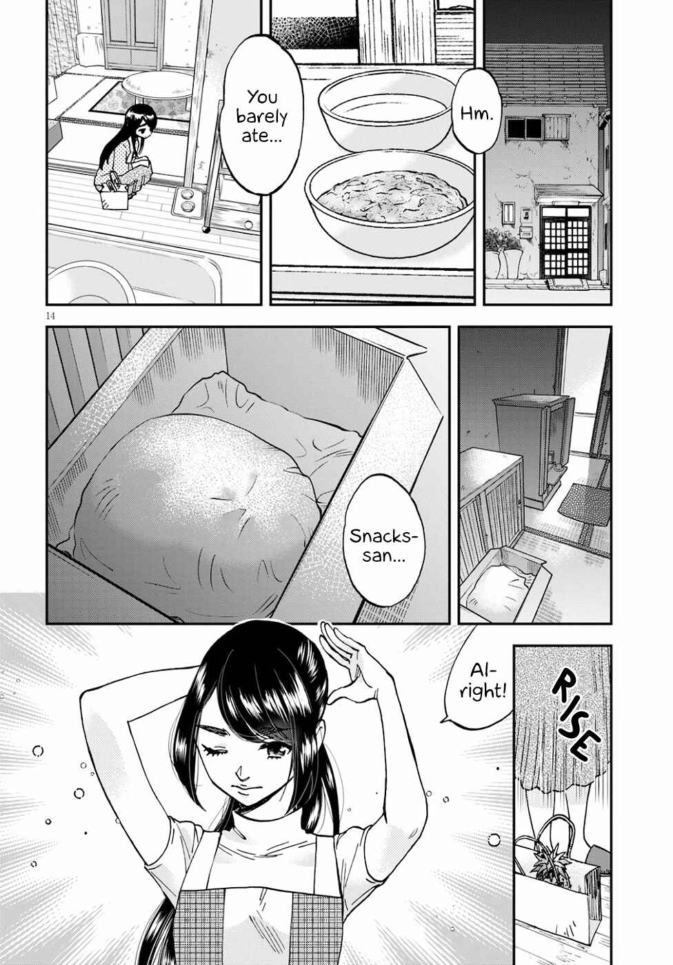 Page 14 Chapter 3 Hosomura-san and the Cats Snack