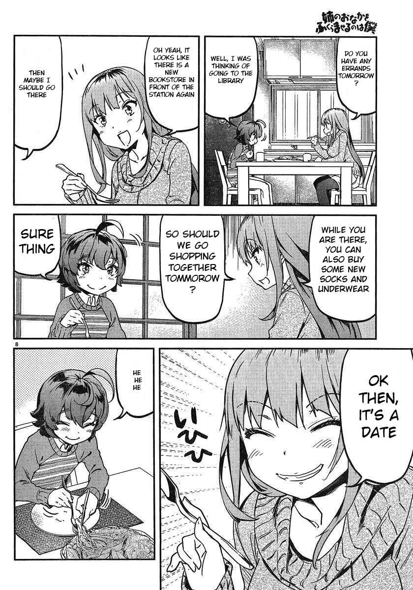 Page 9 Chapter 17 Ane no Onaka wo Fukuramaseru no wa Boku