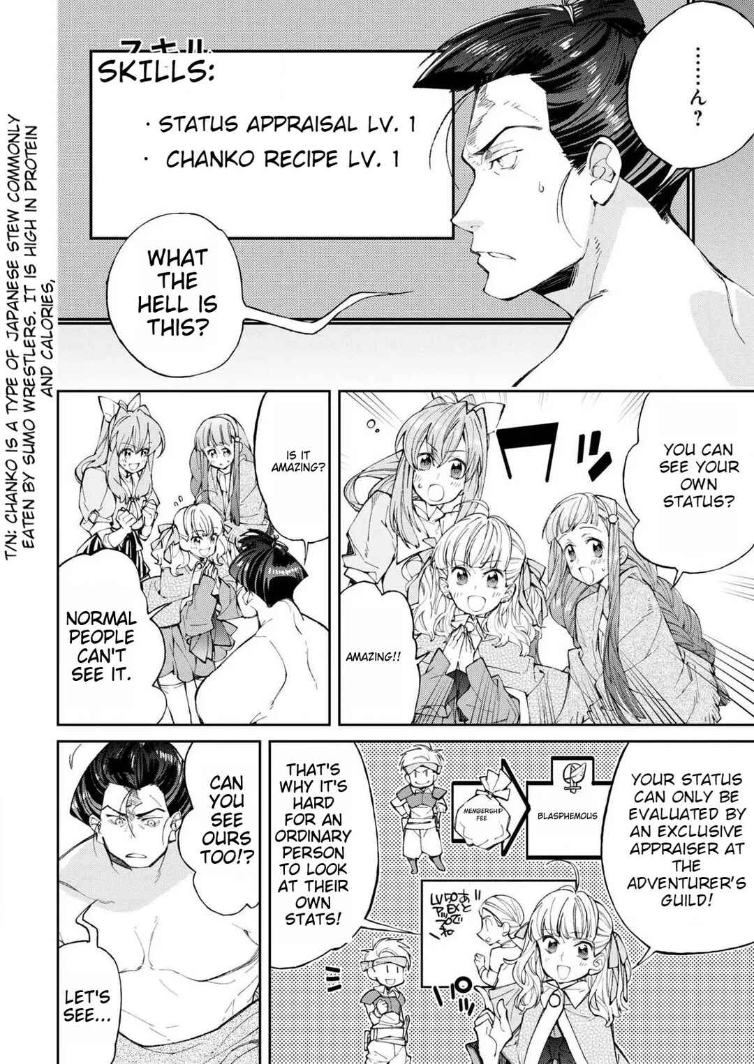 Page 25 Chapter 1 Isekai Chanko was summoned right in front of Yokozuna.