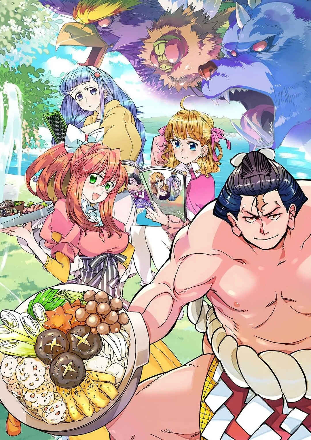 Page 2 Chapter 2 Isekai Chanko was summoned right in front of Yokozuna.