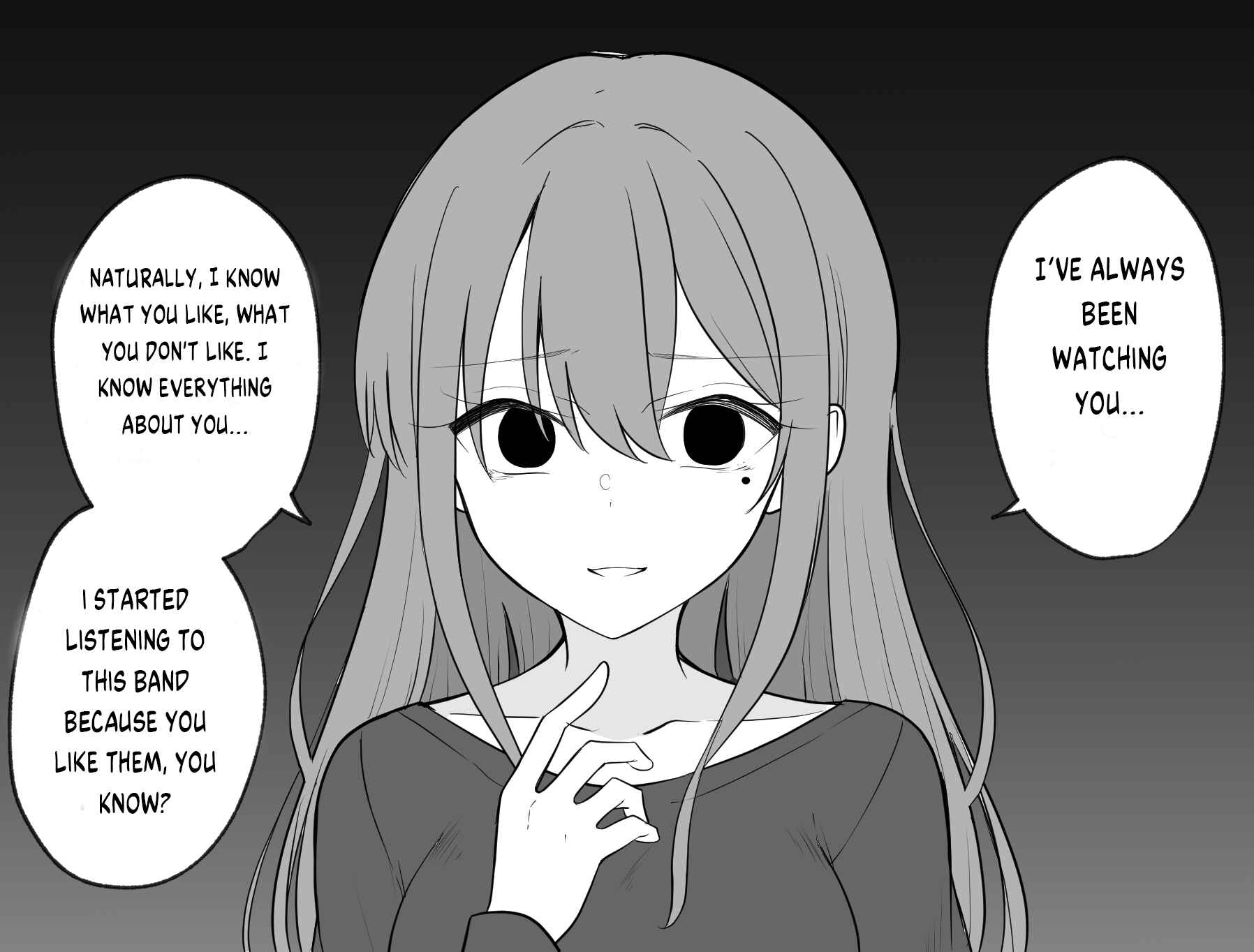 Page 3 Chapter 1 A Girl Who Seems Like a Yandere but Isnt Actually Yandere, but Is a Little Bit Yandere