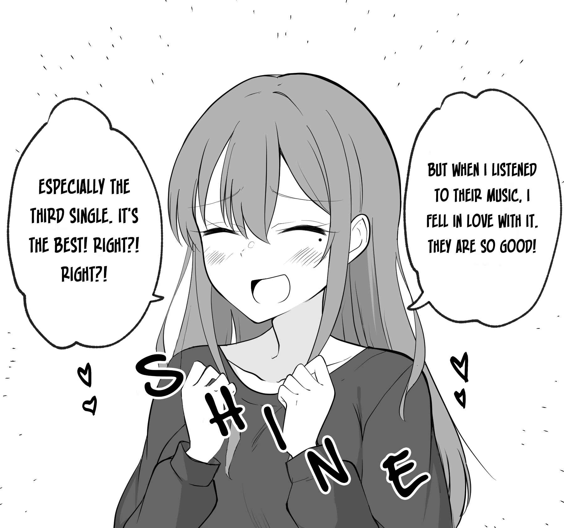 Page 4 Chapter 1 A Girl Who Seems Like a Yandere but Isnt Actually Yandere, but Is a Little Bit Yandere