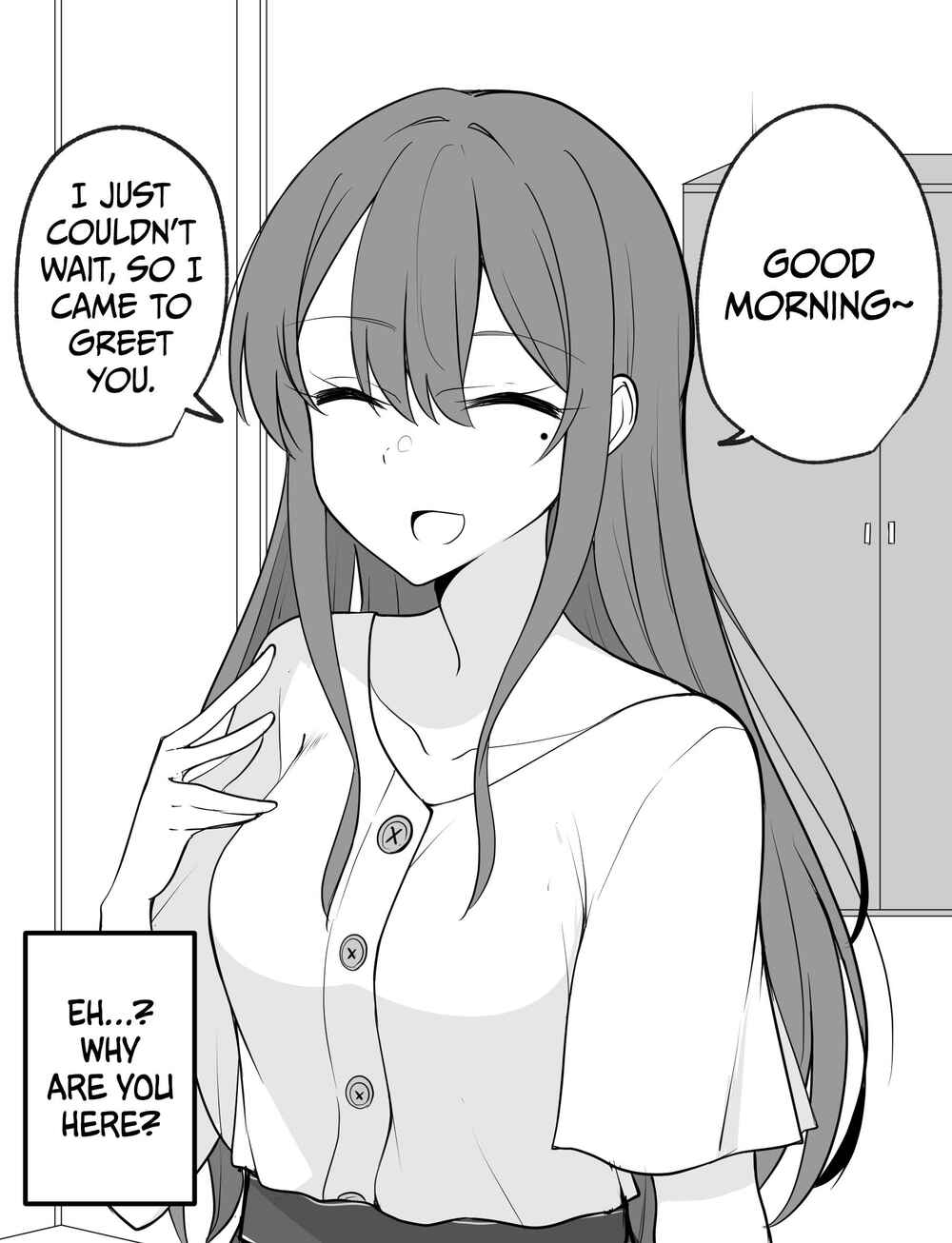 Page 1 Chapter 7 A Girl Who Seems Like a Yandere but Isnt Actually Yandere, but Is a Little Bit Yandere