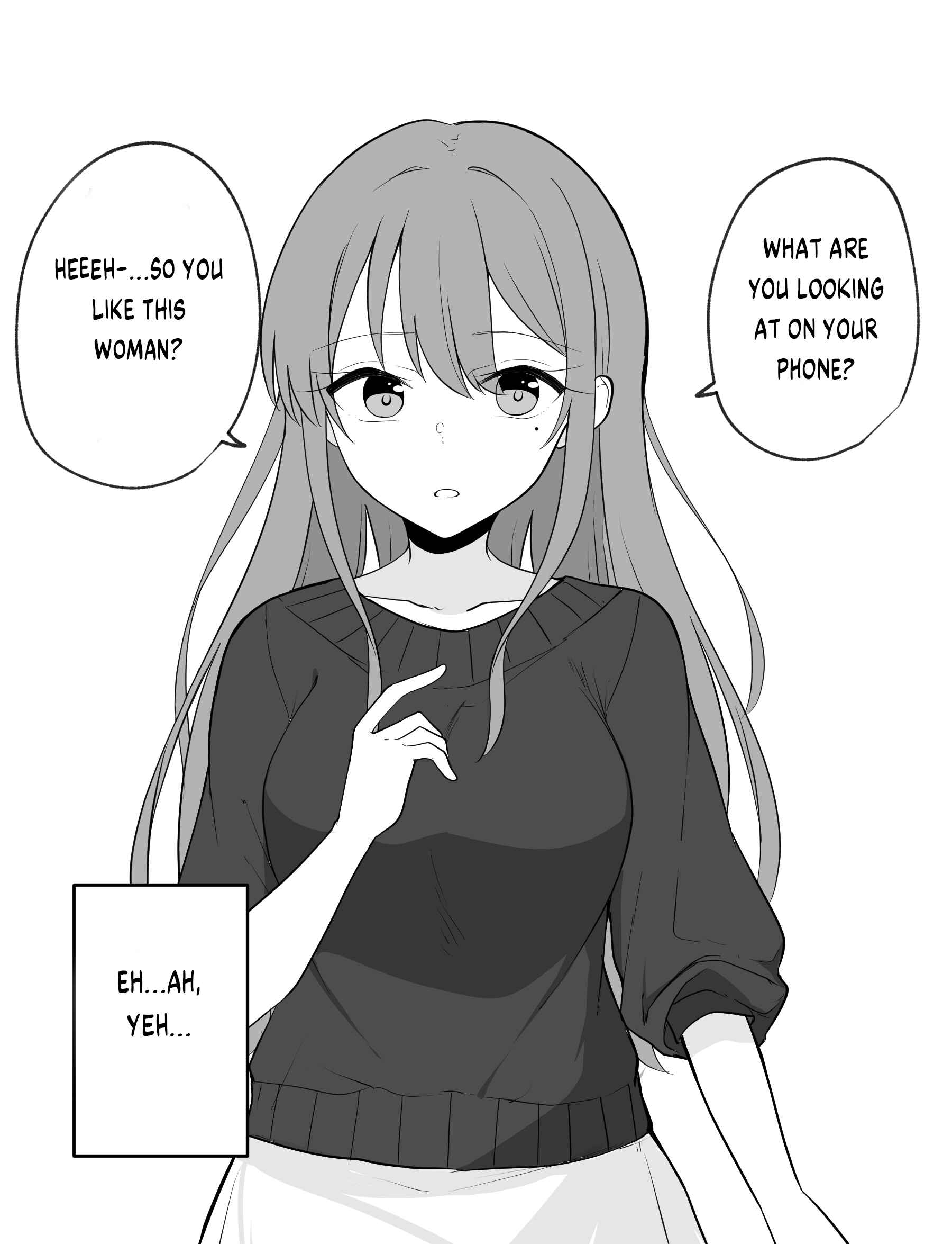 Page 1 Chapter 2 A Girl Who Seems Like a Yandere but Isnt Actually Yandere, but Is a Little Bit Yandere