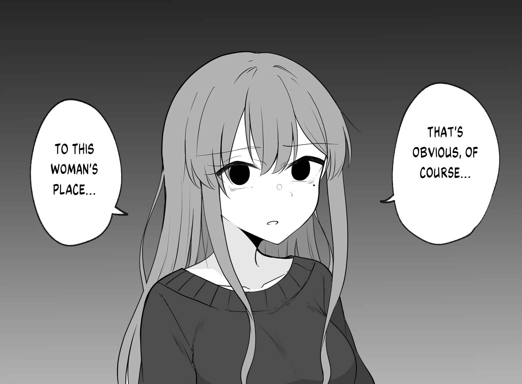 Page 3 Chapter 2 A Girl Who Seems Like a Yandere but Isnt Actually Yandere, but Is a Little Bit Yandere