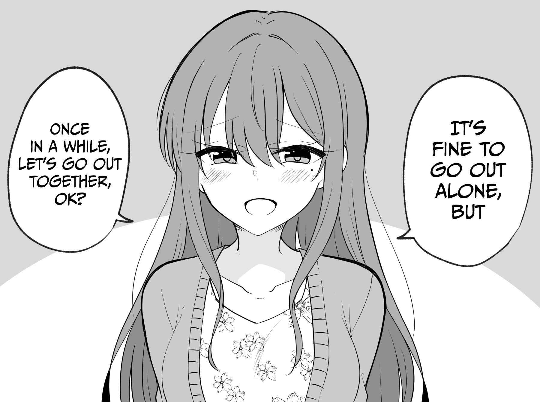 Page 4 Chapter 4 A Girl Who Seems Like a Yandere but Isnt Actually Yandere, but Is a Little Bit Yandere