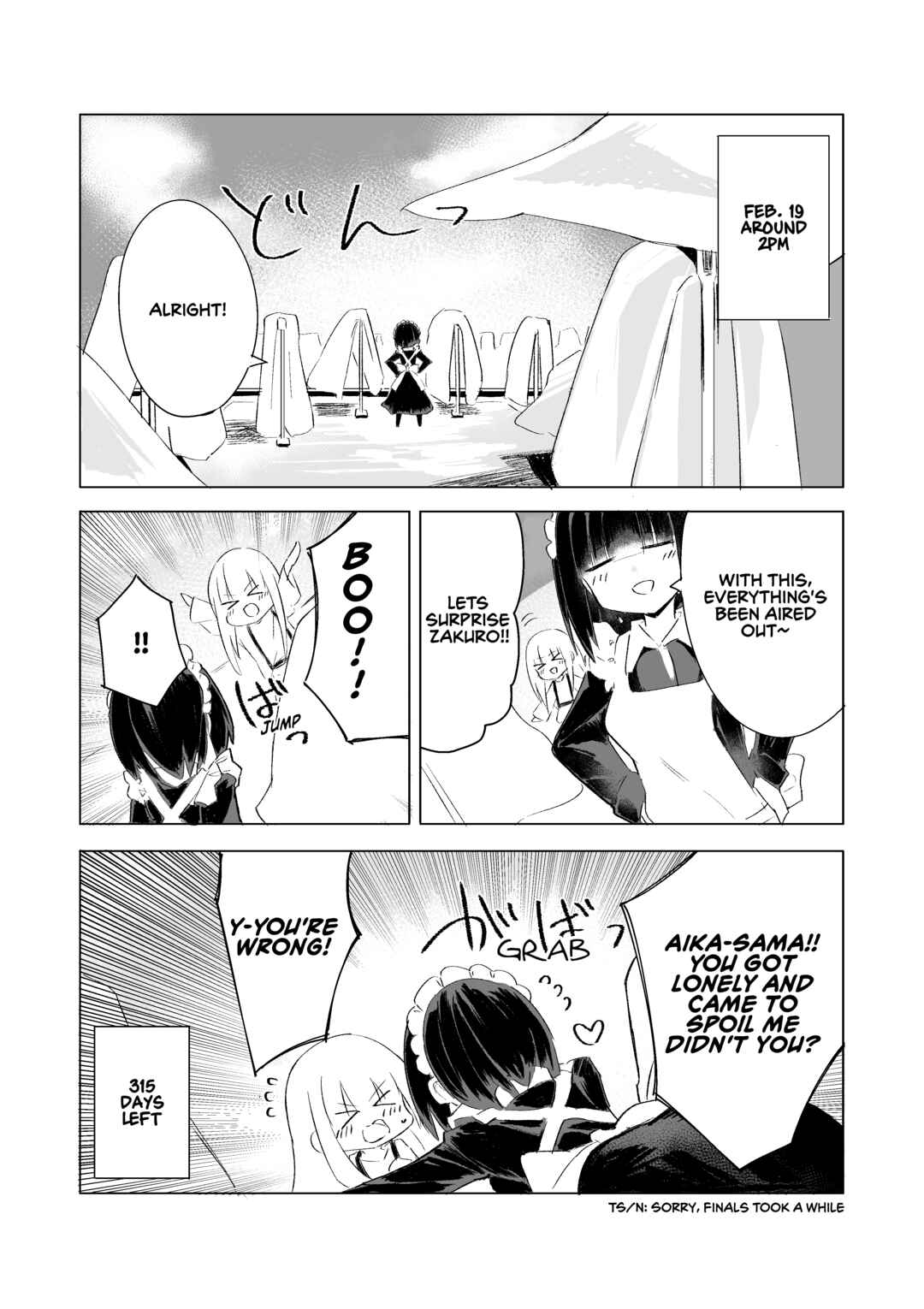 Page 1 Chapter 50 1-Nen Inai ni Ojousama o Kouryaku Suru Maid no Ohanashi