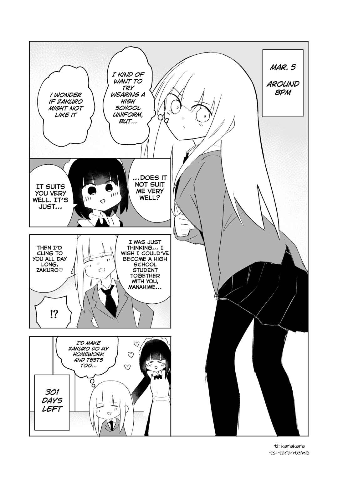 Page 1 Chapter 64 1-Nen Inai ni Ojousama o Kouryaku Suru Maid no Ohanashi