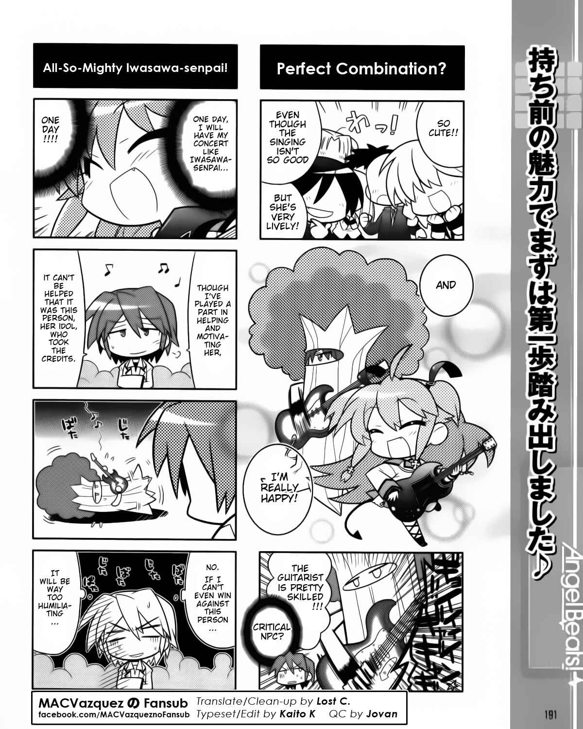 Page 8 Chapter 5 Angel Beats! the 4-Koma - Bokura no Sensen Koushinkyoku