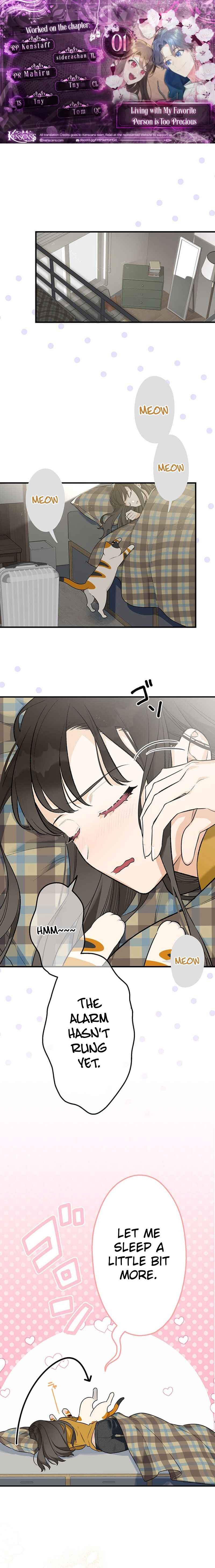 Page 1 Chapter 1 Living with My Favorite Person is Too Precious