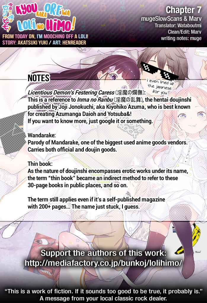 Page 26 Chapter 7 Kyou Kara Ore wa Loli no Himo!