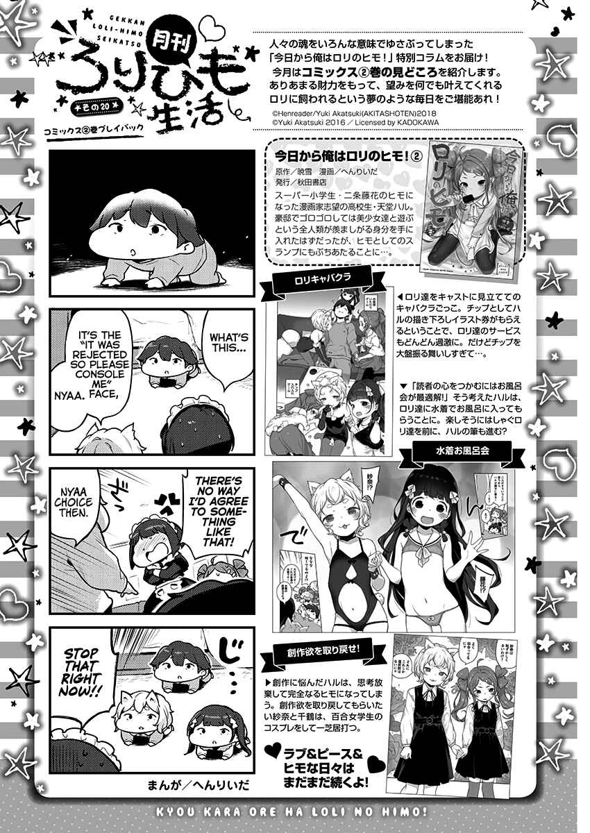 Page 25 Chapter 20 Kyou Kara Ore wa Loli no Himo!