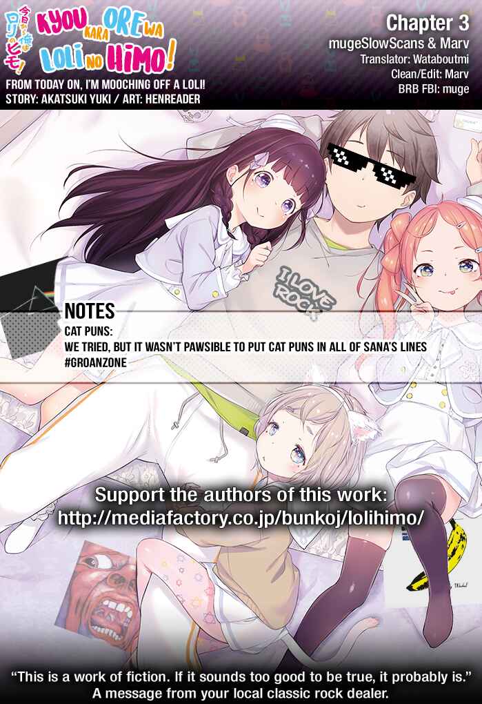 Page 26 Chapter 3 Kyou Kara Ore wa Loli no Himo!