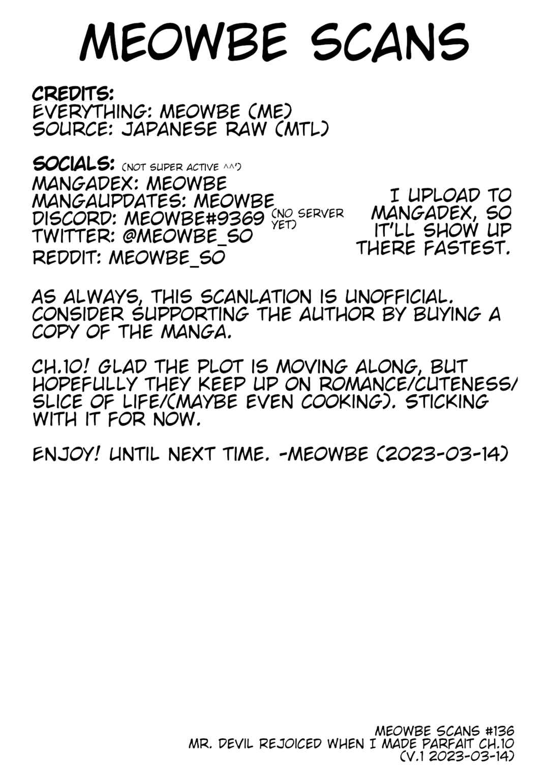 Page 35 Chapter 10 Mr. Devil Rejoiced When I Made Parfait