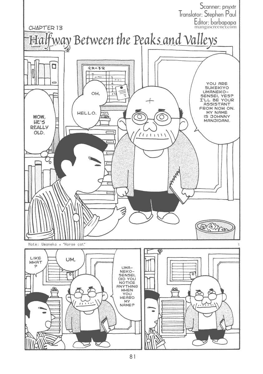 Page 1 Chapter 13 The Super Harsh Story of a Mangaka