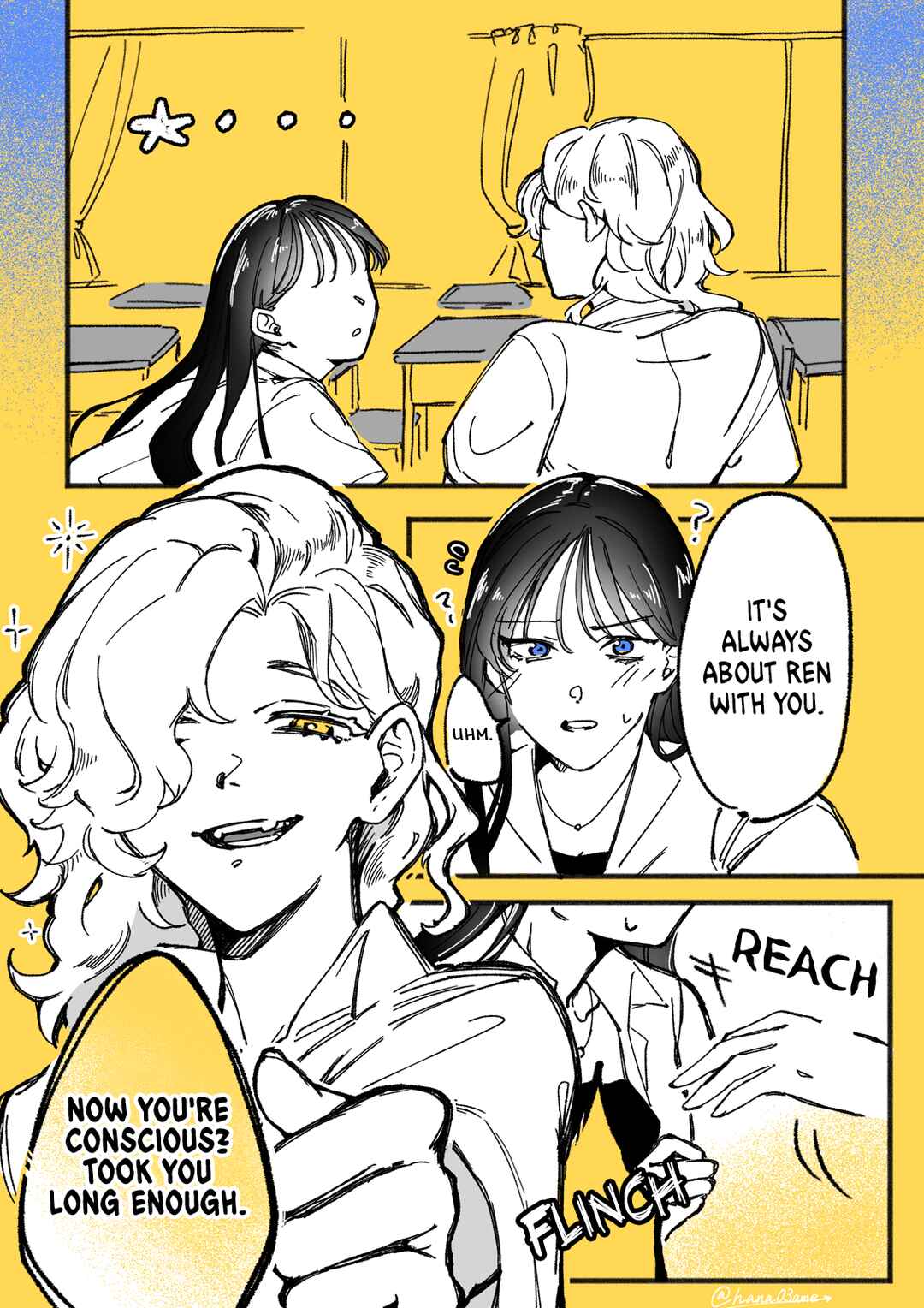 Page 4 Chapter 1 A Story About How She Grew Conscious of Her Childhood Friend