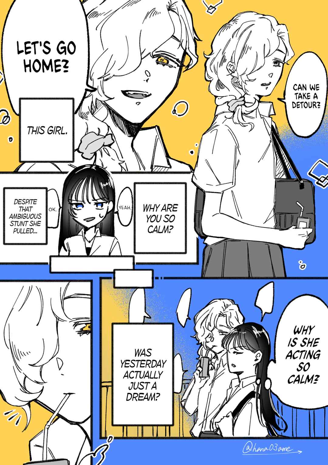 Page 2 Chapter 2 A Story About How She Grew Conscious of Her Childhood Friend
