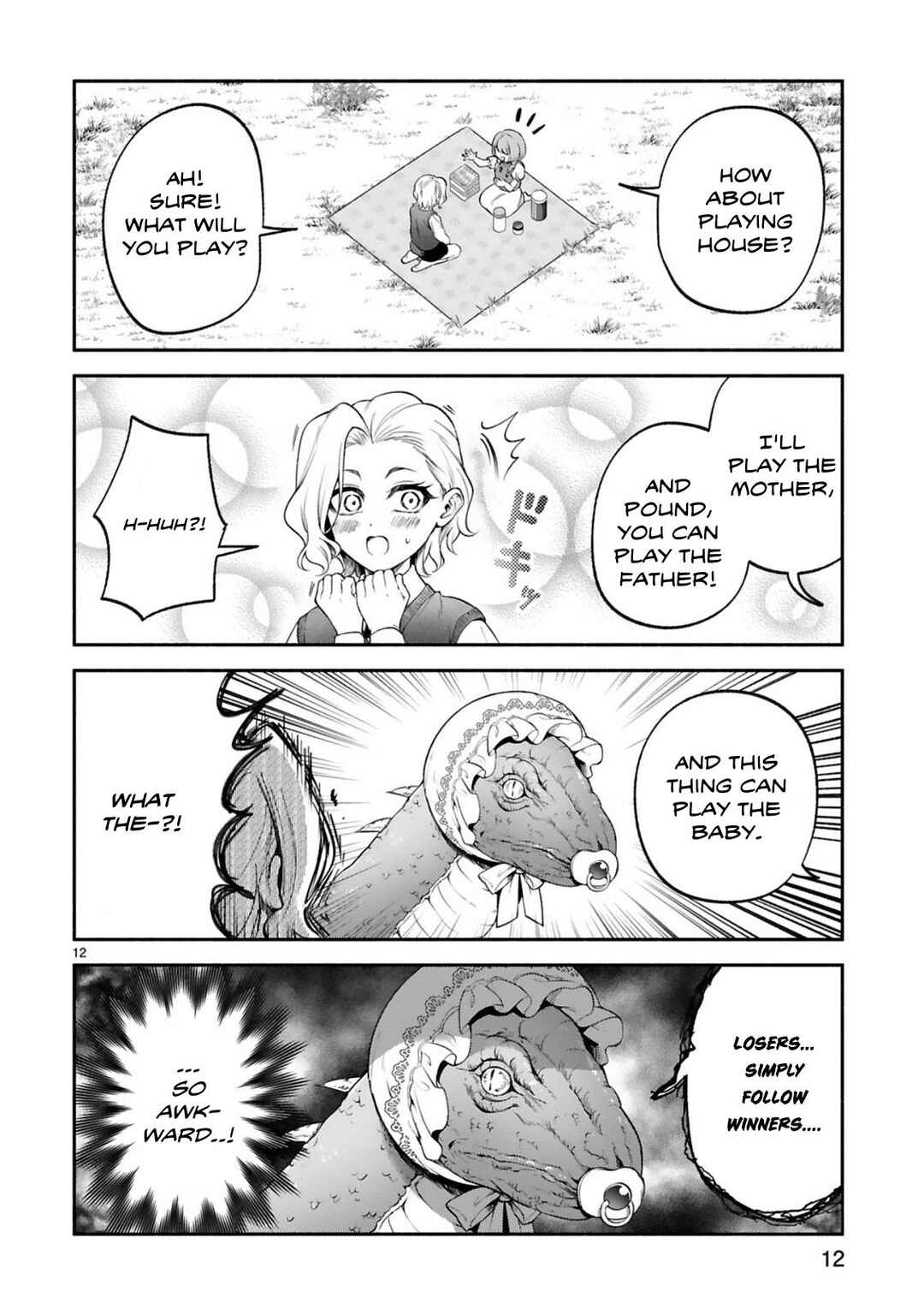 Page 12 Chapter 42 Dekoboko Majo no Oyako Jijou