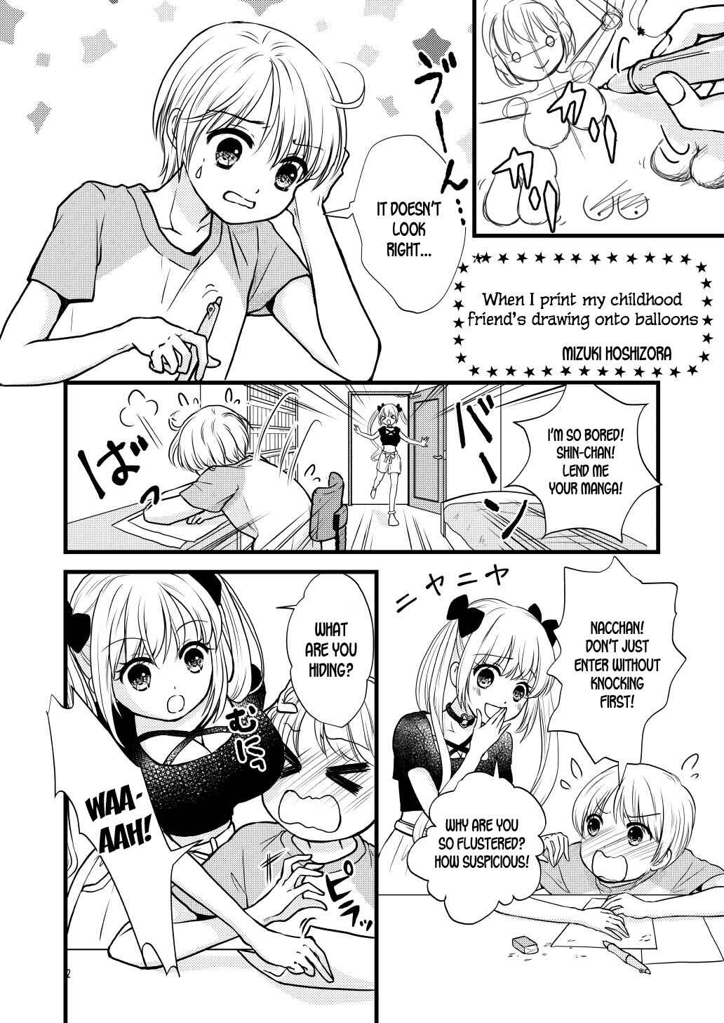 Page 2 Chapter 1 Boku no Osananajimi o Illust Fuusen ni Shitemitara