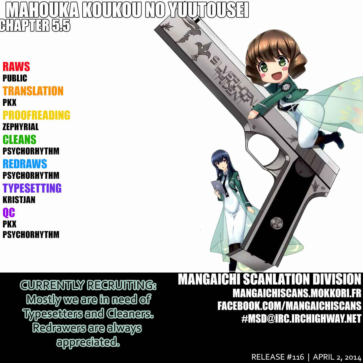 Page 1 Chapter 5.5 The Honor Student at Magic High School