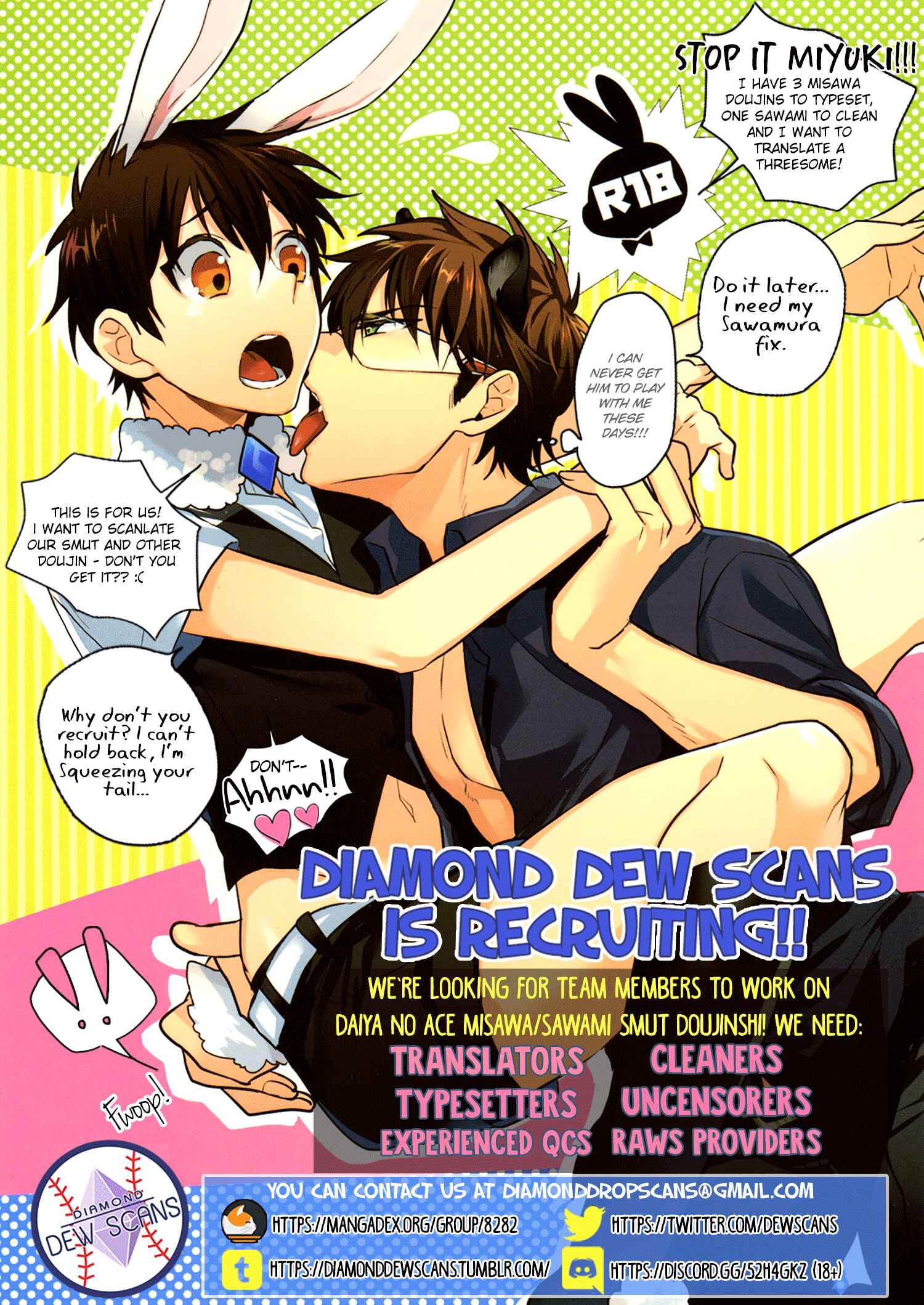 Page 2 Chapter Unknown_abfe Diamond no Ace - Sincerest Apologies For My Stupid Dog (Doujinshi)