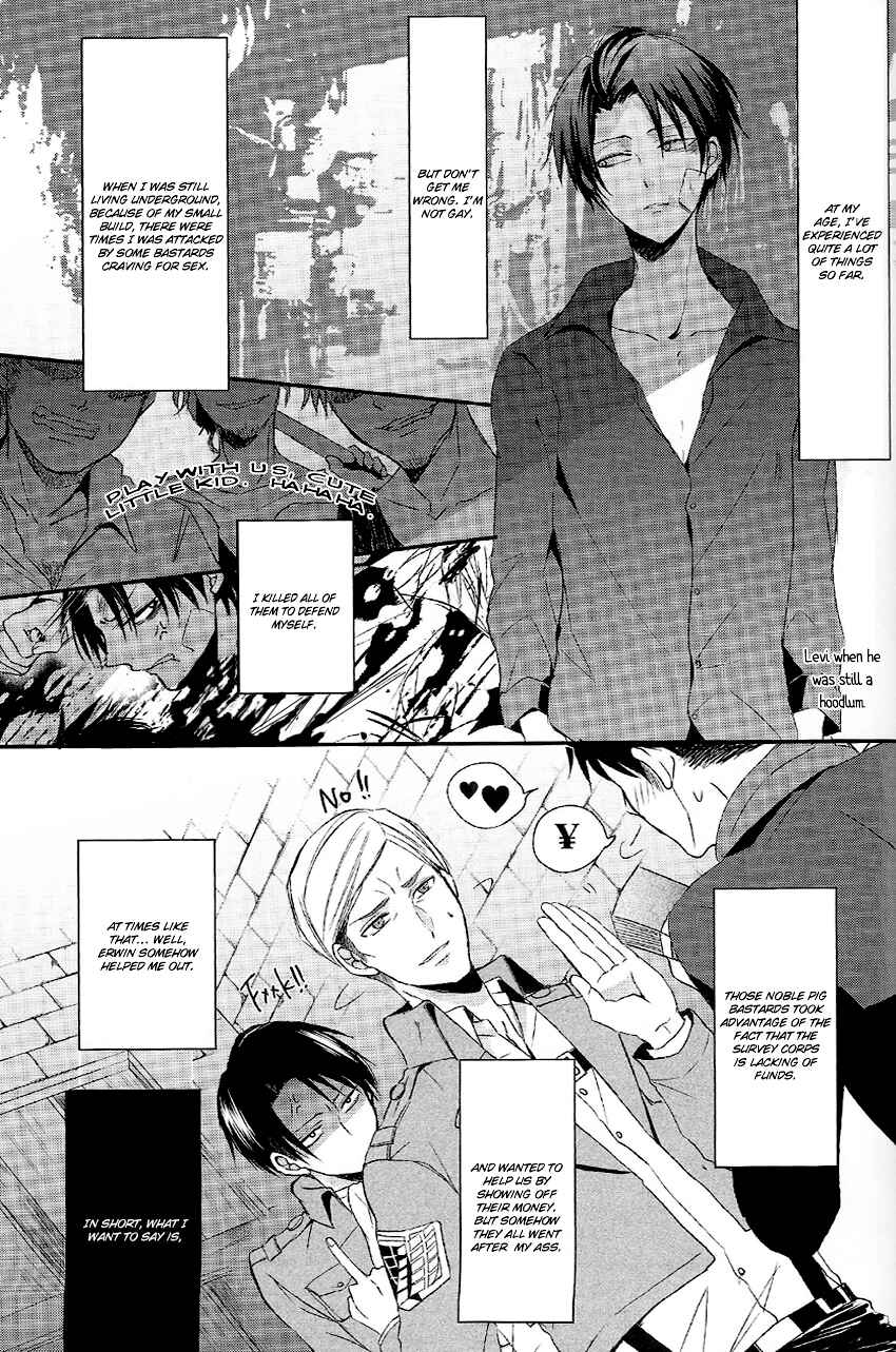 Page 12 Chapter Unknown_a94d Shingeki no Kyojin - Yandere no Heichou ni Shinu hodo Aisarete Yoru mo Nemurenai!! (Doujinshi)
