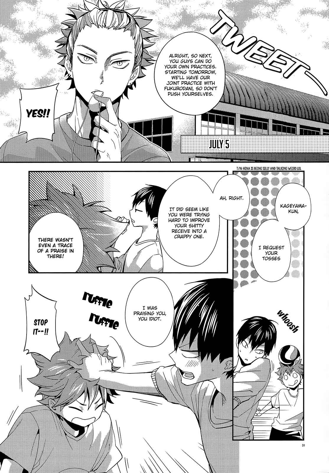 Page 31 Chapter Unknown_5b86 Haikyu!! - Primary Target (Doujinshi)
