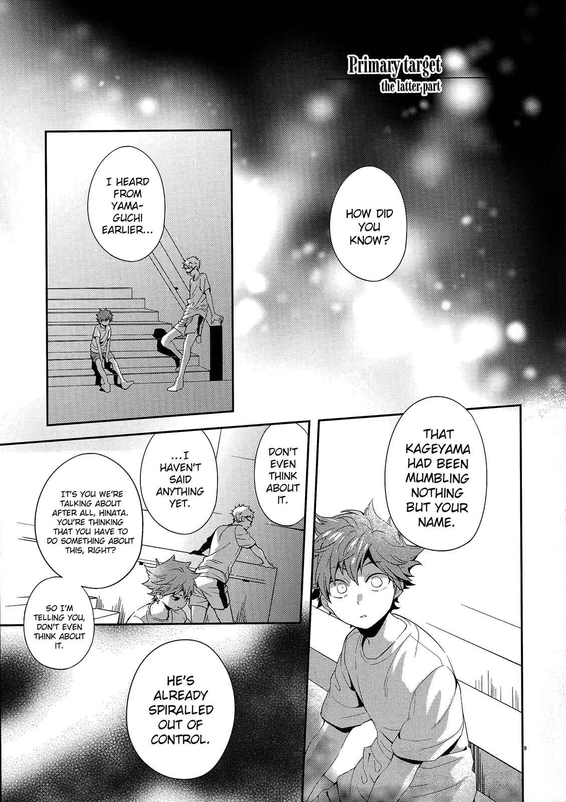 Page 9 Chapter Unknown_779d Haikyu!! - Primary Target (Doujinshi)