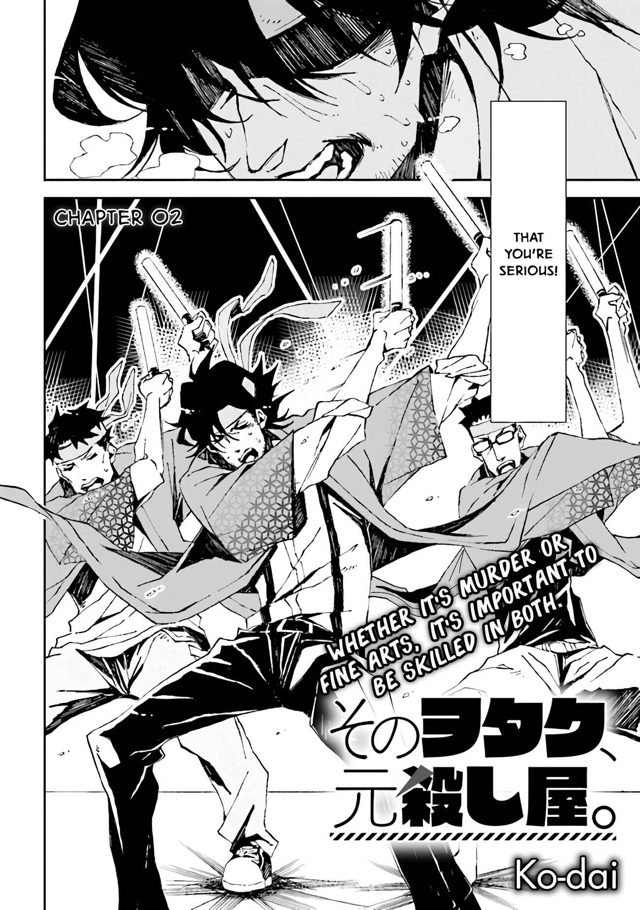 Page 3 Chapter 2 Sono otaku, moto koroshi-ya.