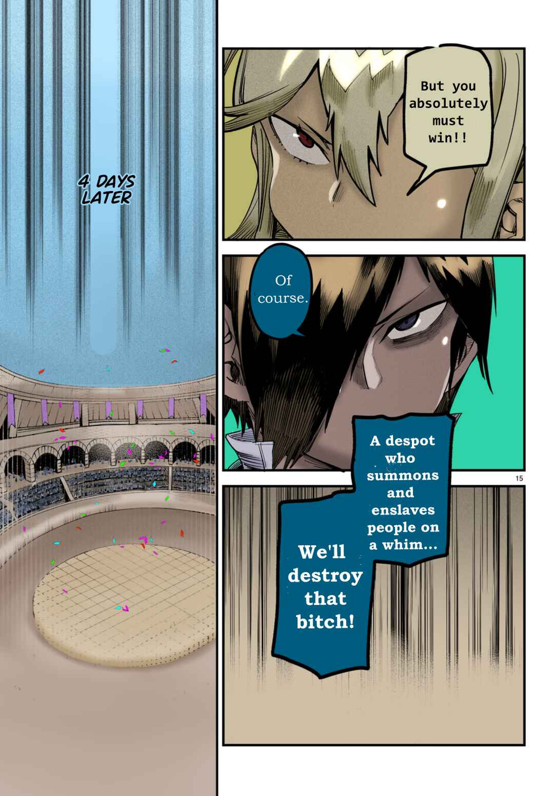 Page 16 Chapter 4 Reincarnation Coliseum: The Weakest Skill Conquers the Strongest Women and Creates a Harem (Fan Colored)