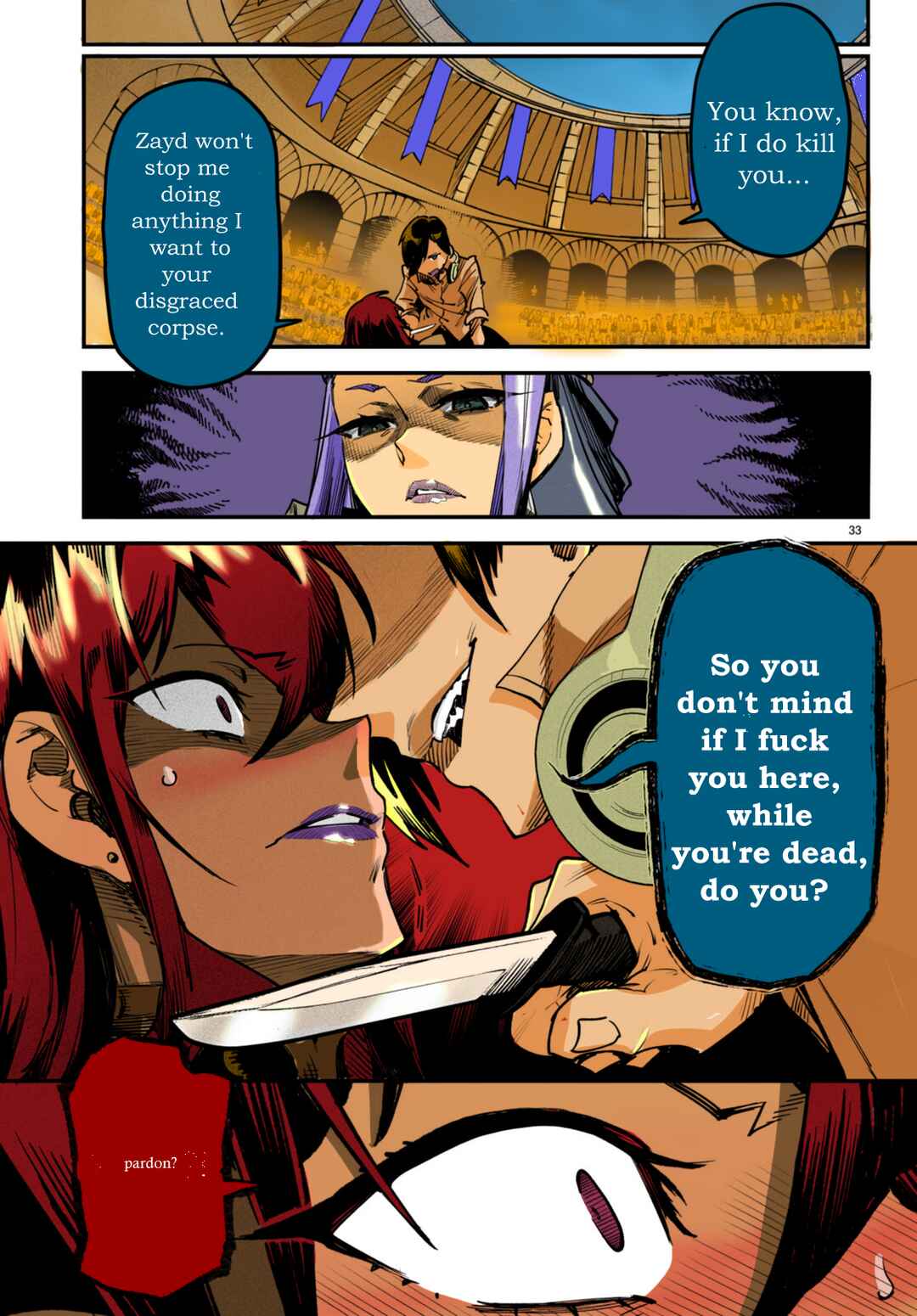 Page 35 Chapter 2 Reincarnation Coliseum: The Weakest Skill Conquers the Strongest Women and Creates a Harem (Fan Colored)