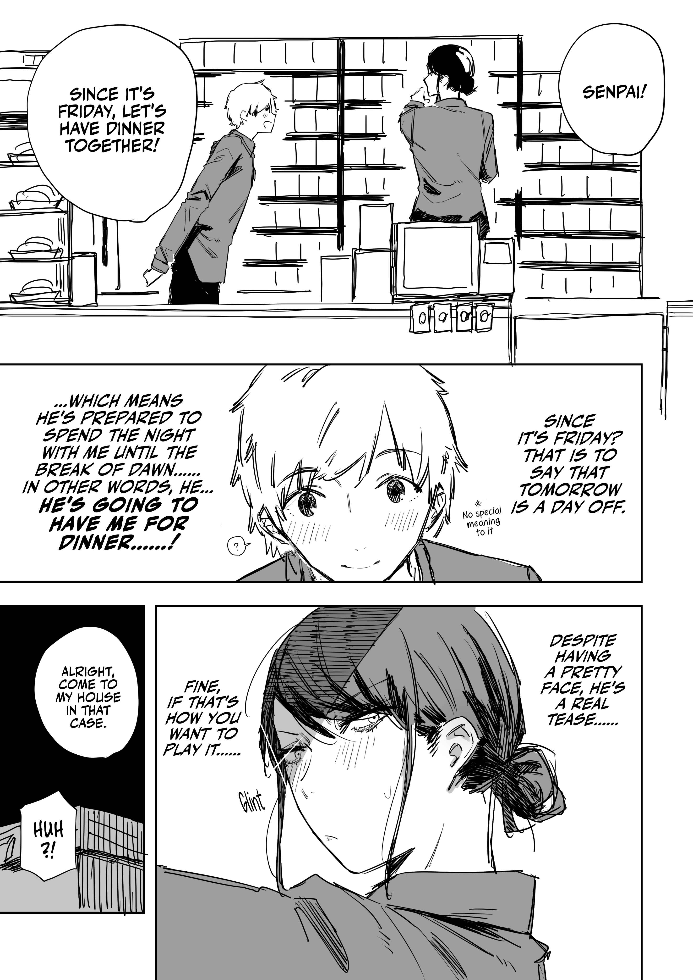 Page 1 Chapter Unknown_b21b A Disappointing Senpai Who Thinks with Her Lower Half