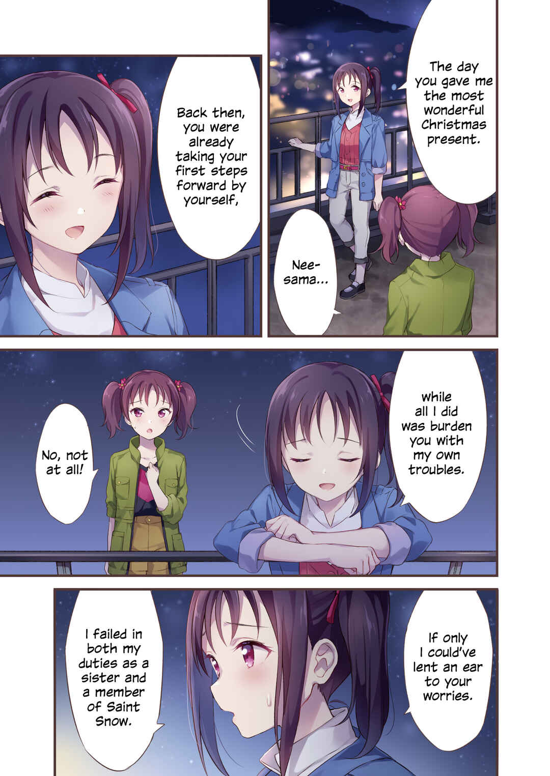 Page 13 Chapter 2 Love Live! Sunshine!! The School Idol Movie Over the Rainbow Comic Anthology Saint Snow