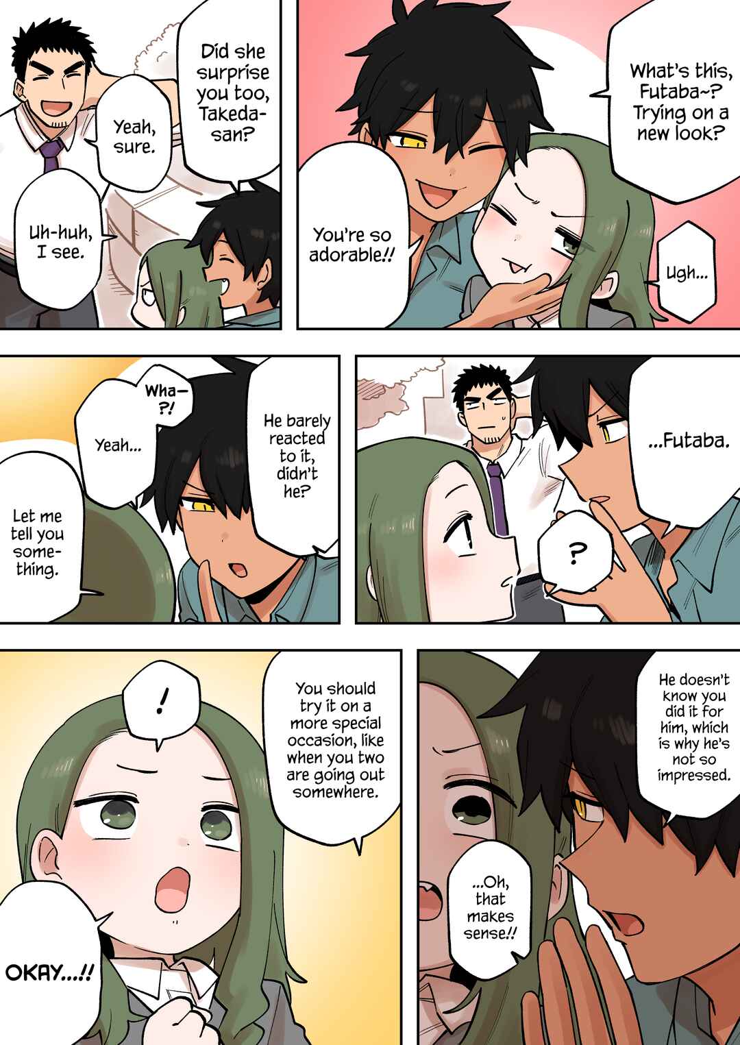 Page 1 Chapter 212 Senpai ga Uzai Kouhai no Hanashi