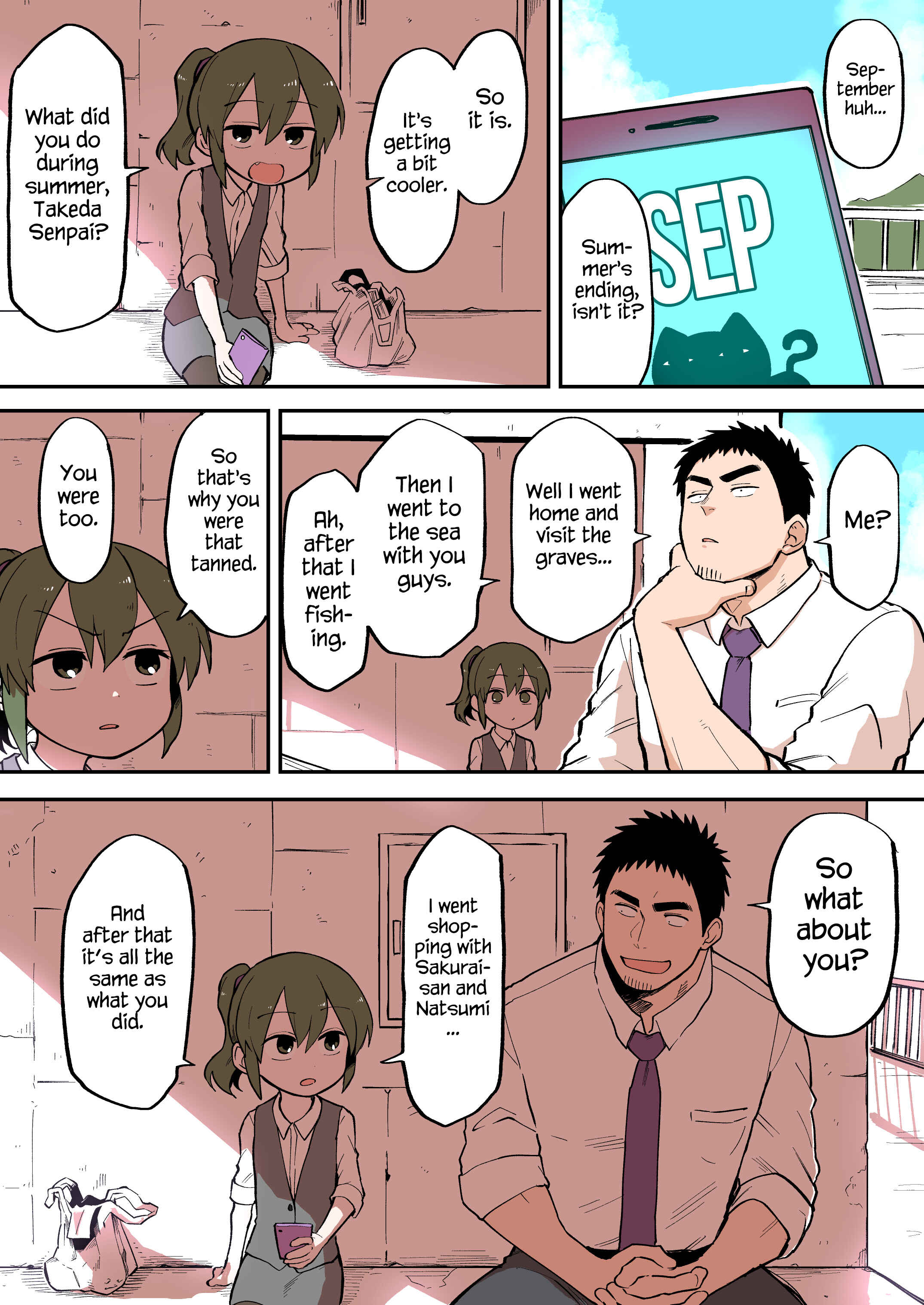 Page 1 Chapter 44 Senpai ga Uzai Kouhai no Hanashi