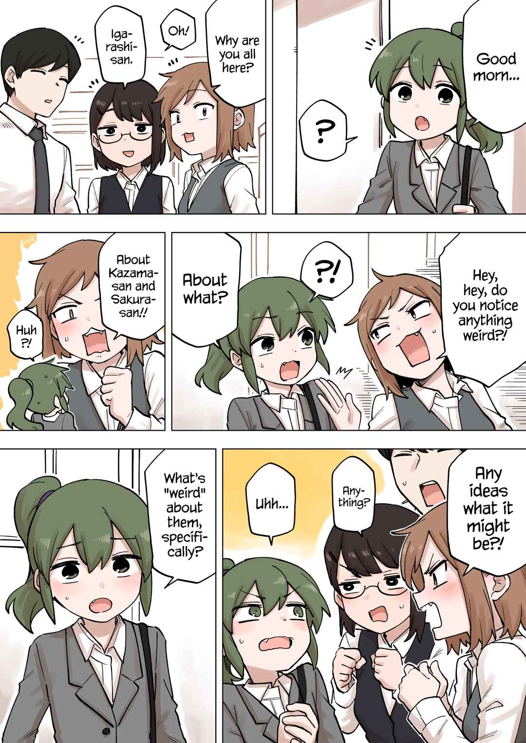Page 1 Chapter 193 Senpai ga Uzai Kouhai no Hanashi