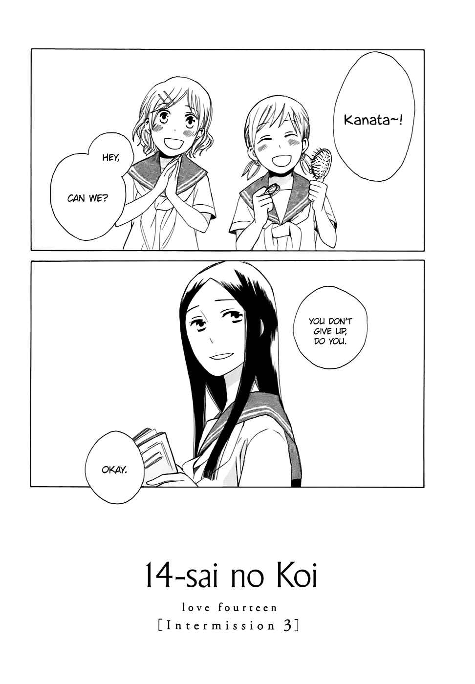 Page 1 Chapter 3.5 Love at Fourteen