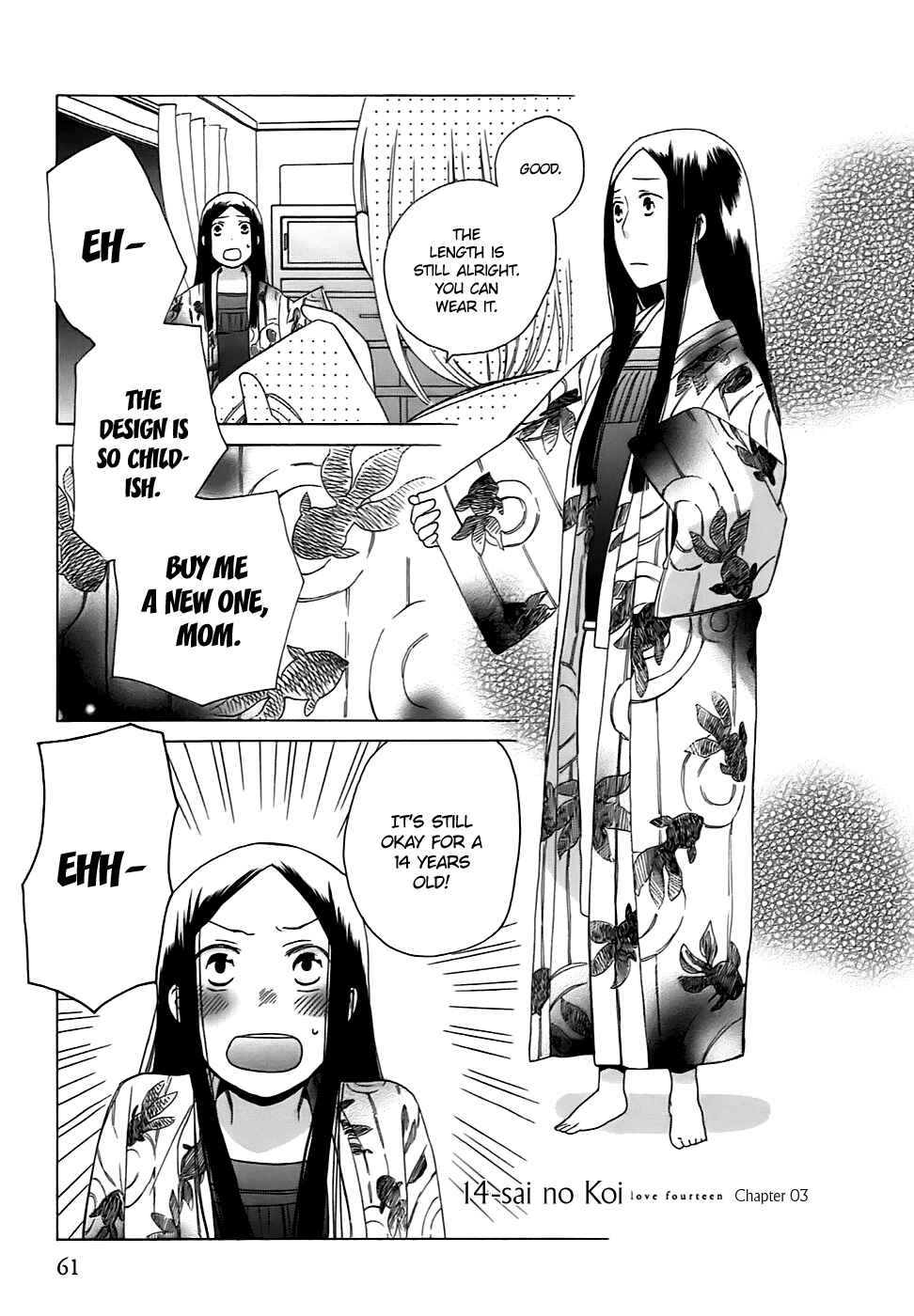 Page 1 Chapter 3 Love at Fourteen