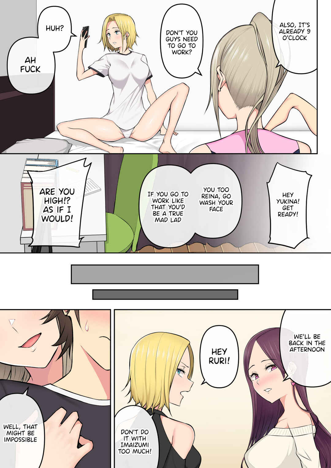 Page 14 Chapter 3 Imaizumin-chi wa Douyara Gal no Tamariba ni Natteru Rashii