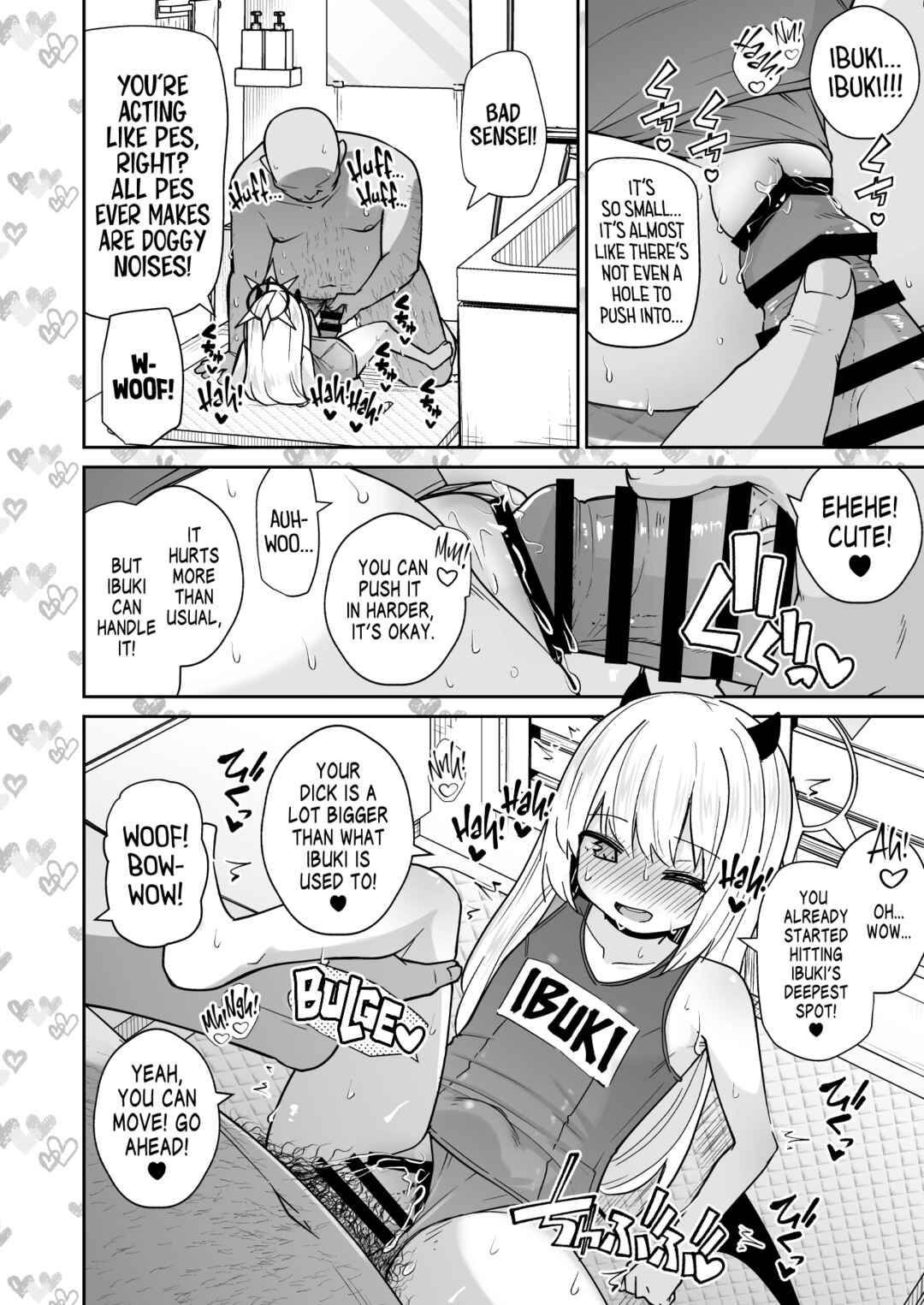 Page 12 Chapter Unknown_704f Blue Archive - Sensei! Do You Wanna Play Pretend Doggies With Ibuki?