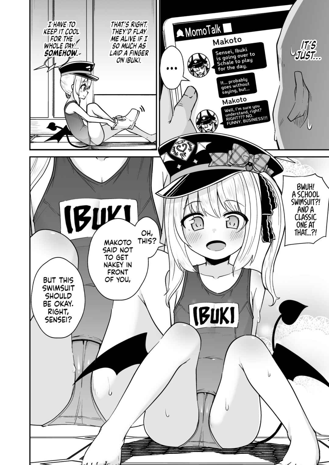 Page 4 Chapter Unknown_704f Blue Archive - Sensei! Do You Wanna Play Pretend Doggies With Ibuki?