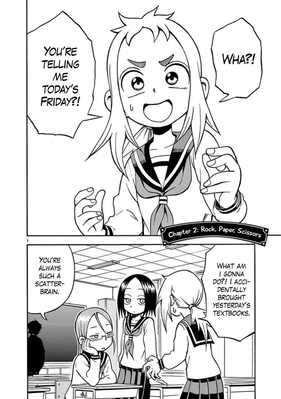 Page 1 Chapter 2 Ashita wa Doyoubi