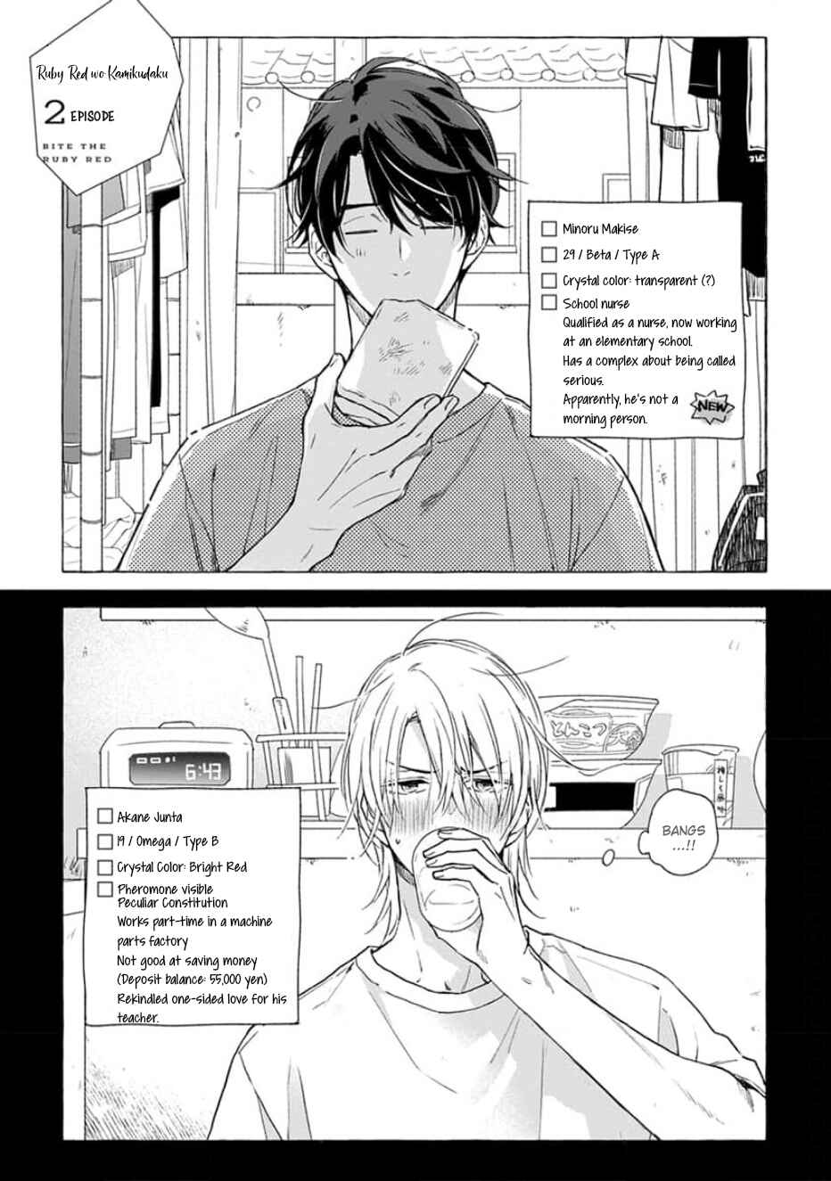 Page 2 Chapter 2 Ruby Red wo Kamikudaku