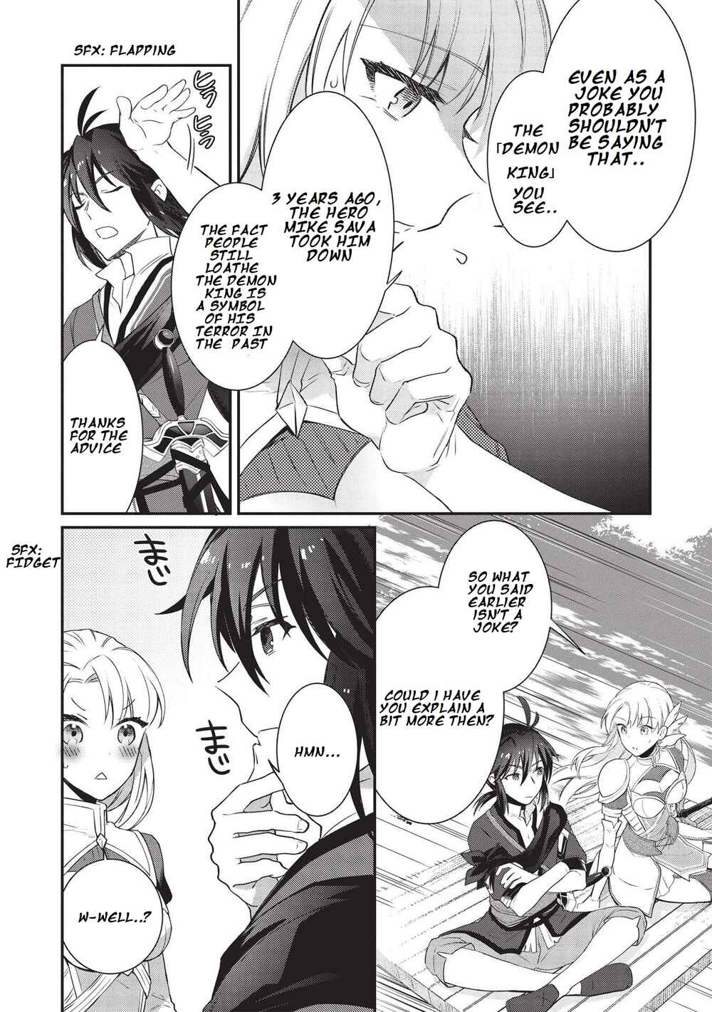 Page 7 Chapter 2 Counterstop Yuusha no Chou Ma Kyuoudou <Over-raise> ~Shouraiyuubou na Maou to Hime wo Deshi Nishite Mita~