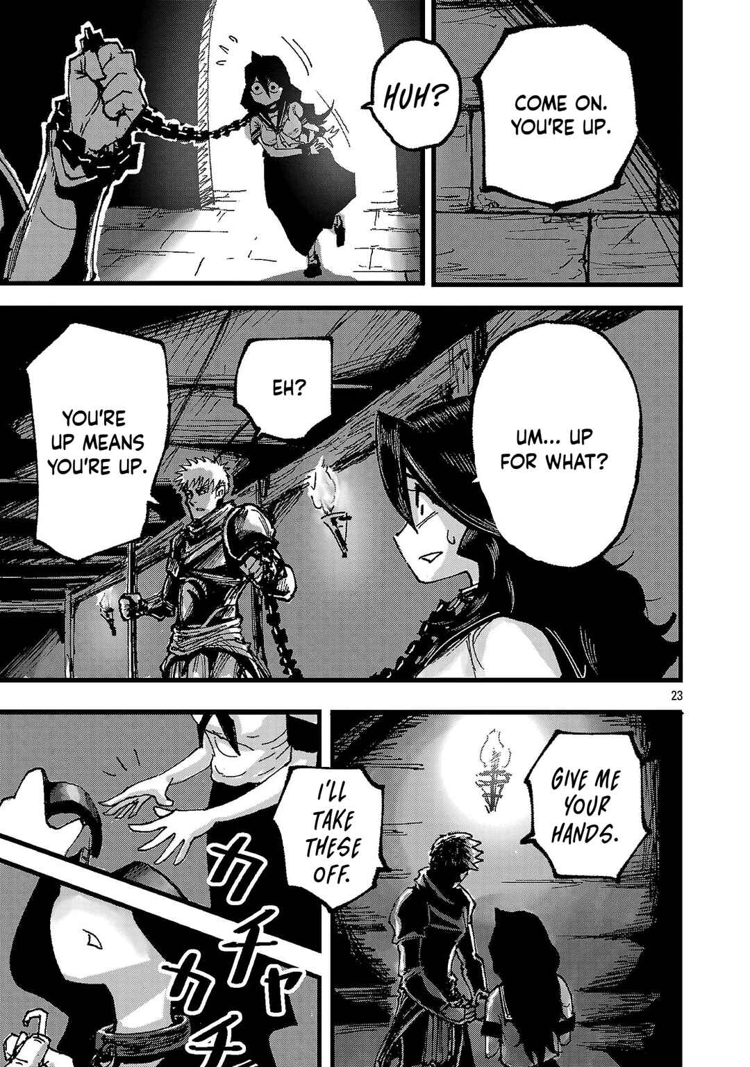 Page 23 Chapter 1 Shoujo wa Isekai de Satsuriku no Sainou ni Mezameru
