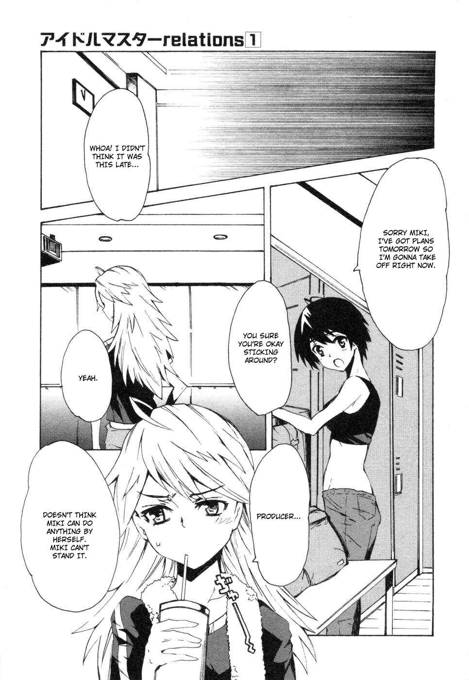 Page 15 Chapter 2 THE iDOLM@STER relations
