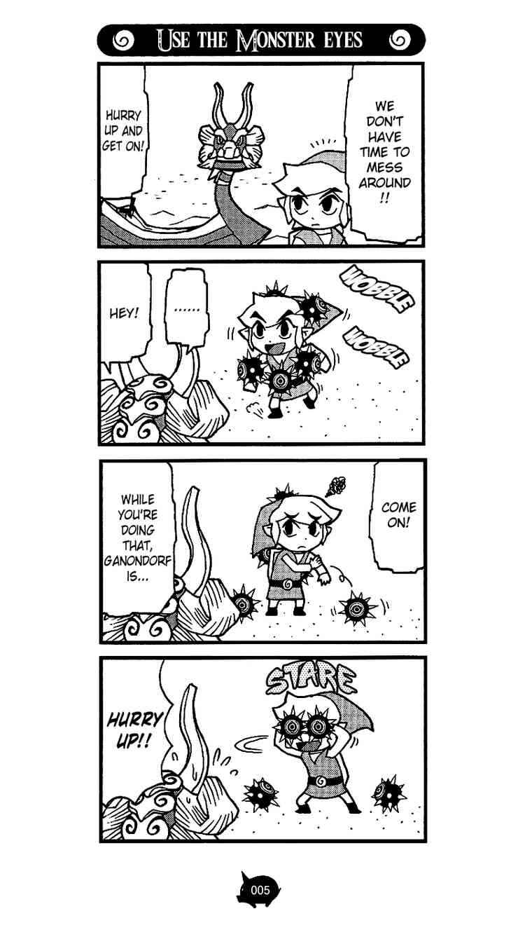 Page 5 Chapter 7 The Legend of Zelda Wind Waker - A 4Koma Record of Links Voyage