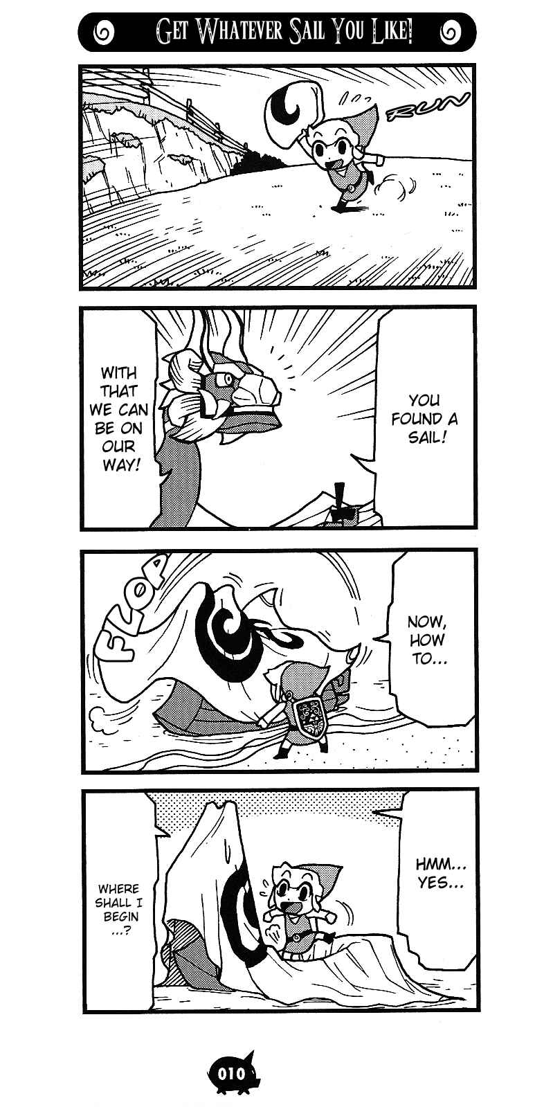 Page 10 Chapter 3 The Legend of Zelda Wind Waker - A 4Koma Record of Links Voyage