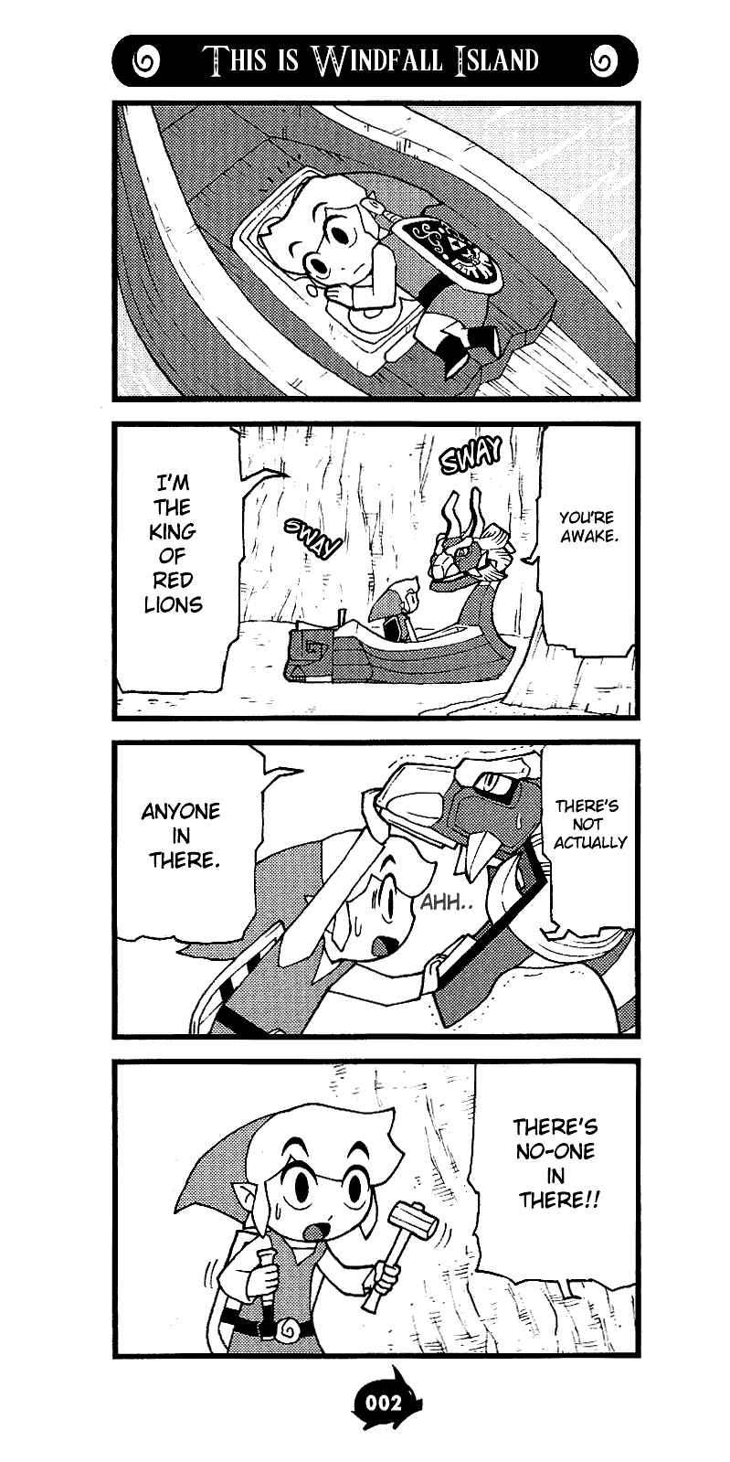 Page 2 Chapter 3 The Legend of Zelda Wind Waker - A 4Koma Record of Links Voyage